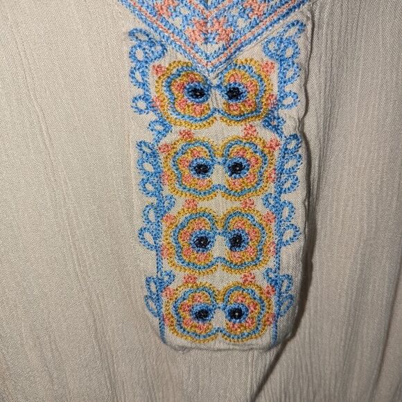 🛍️ Miami Cotton Flowy Dress with Detail - Picture 4 of 4